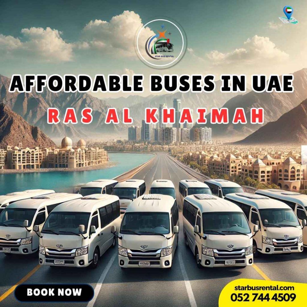 Bus rental in Ras Al Khaimah for group transport and corporate events