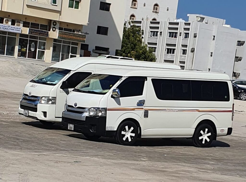Mini Bus for rent in Sharjah and Dubai