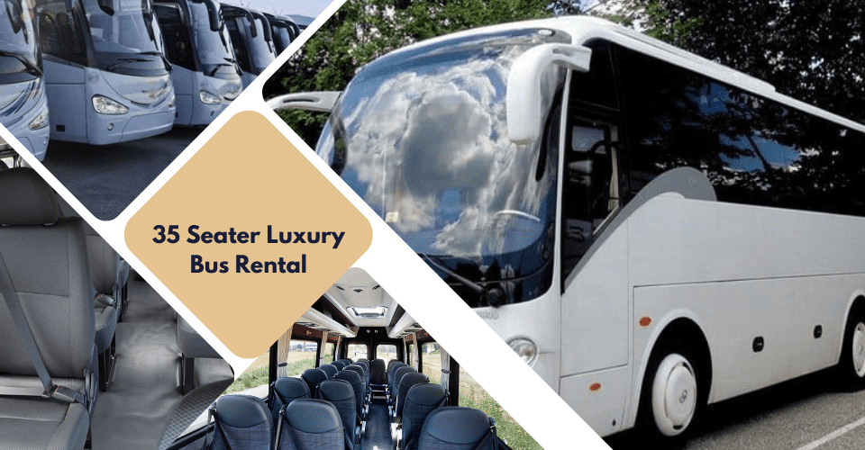 35 Seater Luxury Bus Rental Dubai with driver