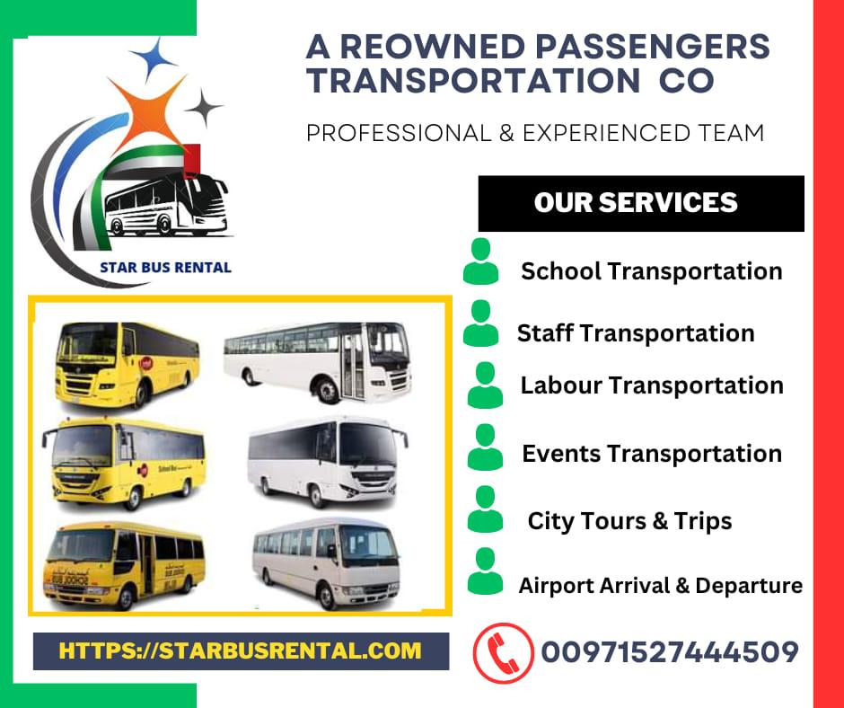 Bus Hire with Driver in Sharjah