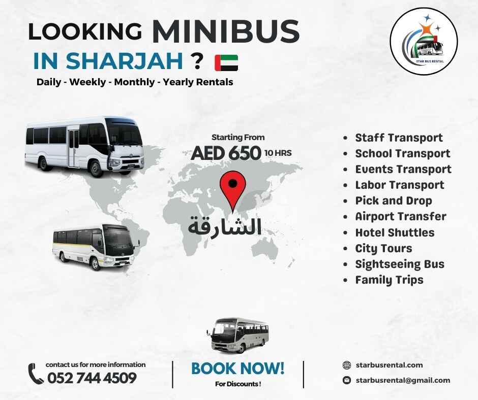 Sharjah Minibus Rental