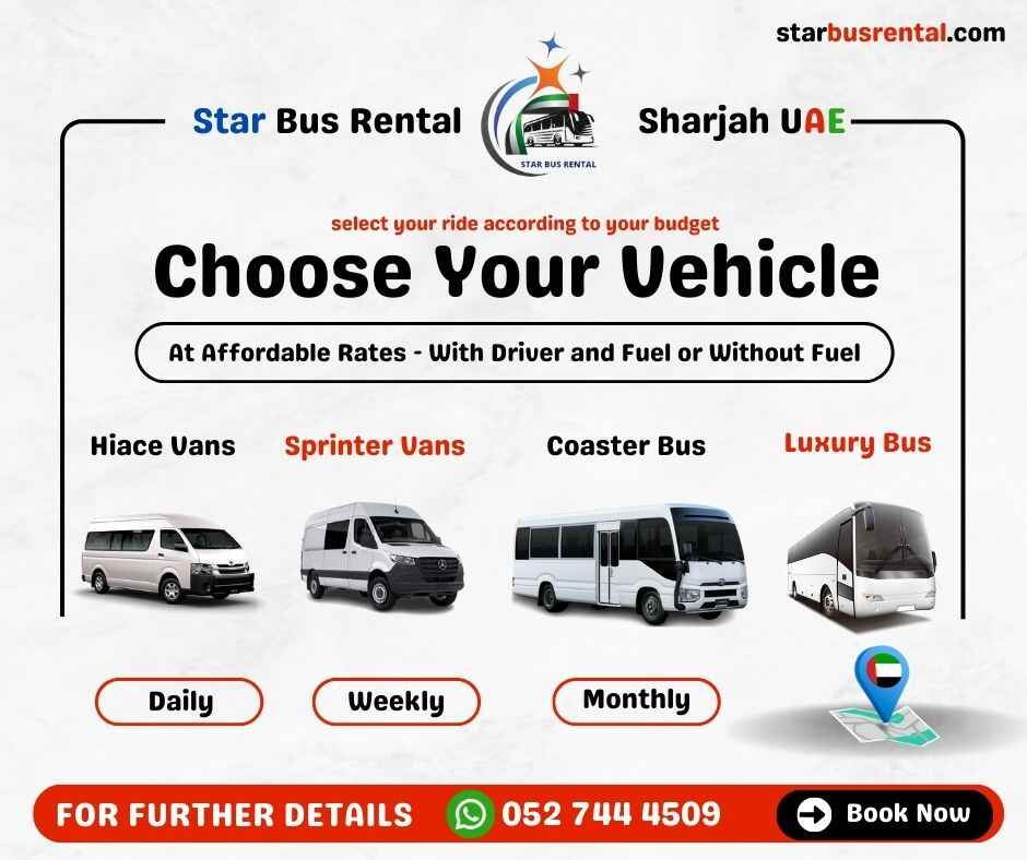 bus rentals for schools and universities in Dubai